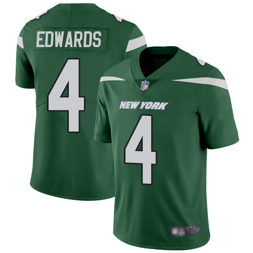 New York Jets Limited Green Men Lac Edwards Home Jersey NFL Football 4 Vapor Untouchable